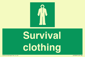 Survival clothing